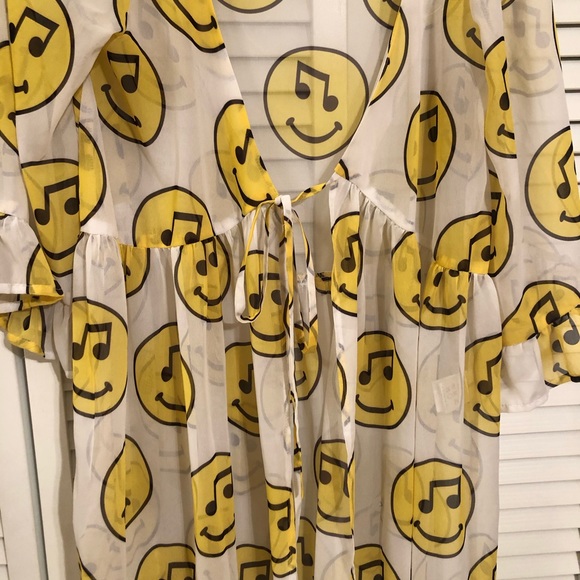 Joyrich Happy Music Face Kimono 🙂🎵 - Picture 5 of 7